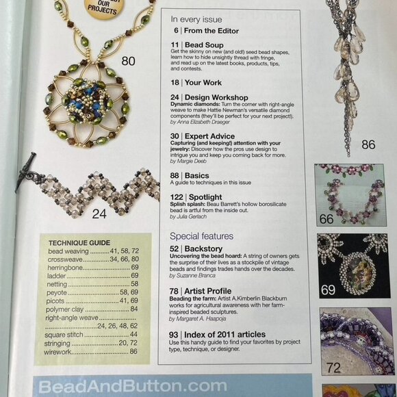 Bead & Button Magazine Jewelry Crafting Book u February 2012 Issue 107 - Picture 6 of 8